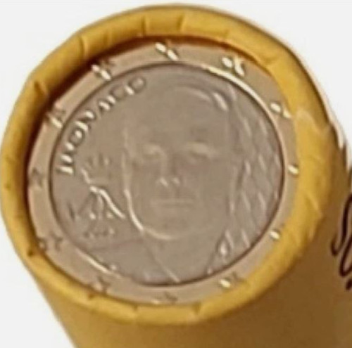 Monaco euro 2025 principe - monaco, 1
