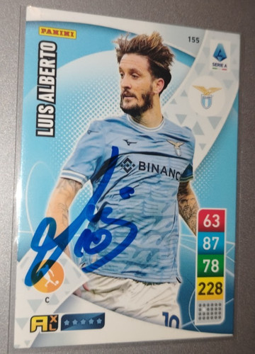 Carta autografo luis alberto - carta,