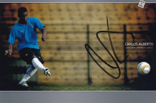 Autografo carlos alberto - carlos,
