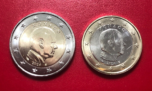 Monaco euro 2024 unc - +,